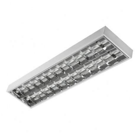 2x18W raster surface-mounted fluorescent luminaire | Lunares Store