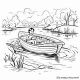 Rowboat Coloring Pages  Free & Printable sketch template
