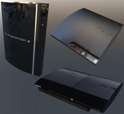 Modelo 3d Playstation Pack Fat Slim Superslim (Low Poly) TurboSquid ...