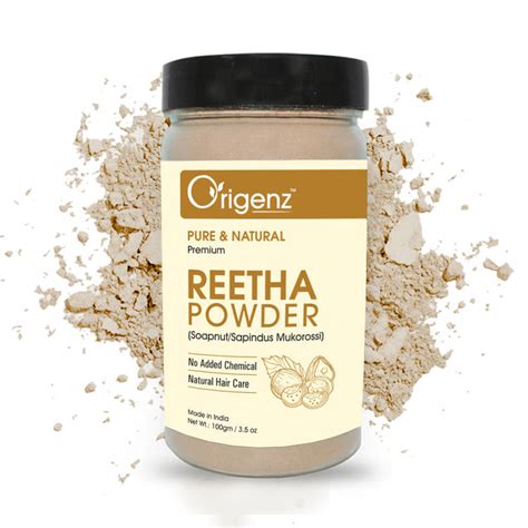 Buy Origenz Premium Reetha Powder for Healthy Hair (100 g) (Aritha ...