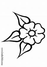 Small Flower Coloring Pages At GetColoringscom  Free Printable sketch template