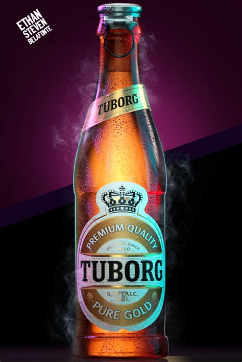 Tuborg Gold 3D Packshot on Behance