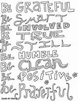 Inspirational Quote Coloring Pages  Doodle Art Alley sketch template