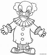 Printable Clown Coloring Pages sketch template