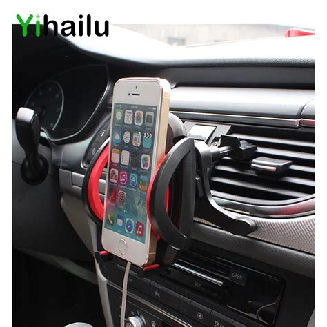 Universal Car Phone Holder 360 Degree Adjustable Car Air Vent Mount GPS ...