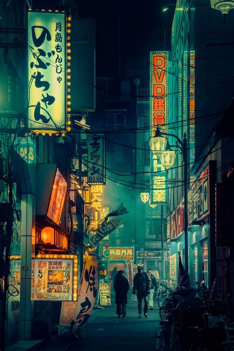 Tokyo Street At Night Wallpapers - Wallpaper Cave