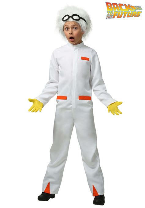 Back to the Future Doc Brown Costume for Kids