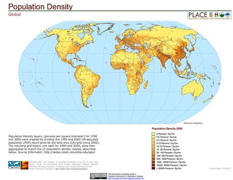 Global: Population Density | Population Density (per person … | Flickr