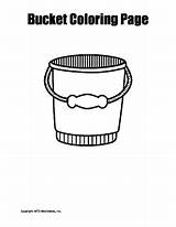 Bucket Coloring Page By Lesson Machine  TPT sketch template