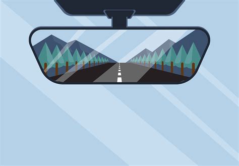 Rear View Mirror Vector Illustration 247437 Vector Art at Vecteezy