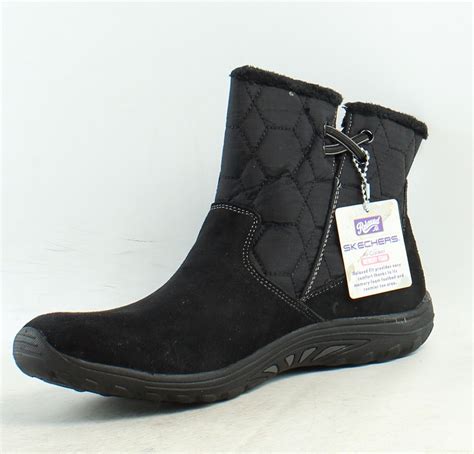 Skechers Womens X Dames Black 2 Ankle Boots Size 8.5 (858418) | eBay