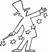 Coloring Page Magician Free Printable Pages Img  The Best sketch template