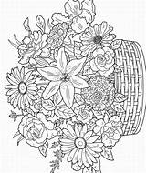 Complex Flower Coloring Pages At GetColoringscom  Free Printable sketch template