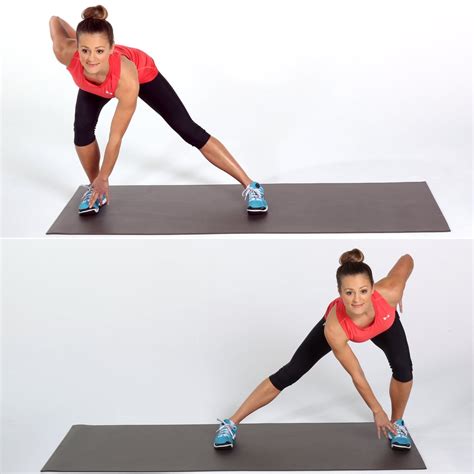 Alternating Side Lunge | Best Leg Exercises | POPSUGAR Fitness Photo 13