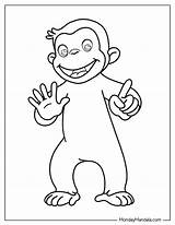 18 Curious George Coloring Pages Free PDF Printables sketch template