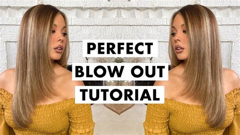 How To Blow Dry Your Hair Straight | Blow Dry Brush Tutorial - YouTube