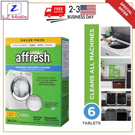 Ghim trên Affresh Washer Machine Cleaner Remove 8.4 oz Odor For Washing Machine 6-Tablets