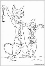 60 Zootopia Coloring Pages  ColoringPagesOnlycom sketch template