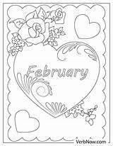 Free FEBRUARY Coloring Pages & Book For Download Printable PDF  VerbNow sketch template