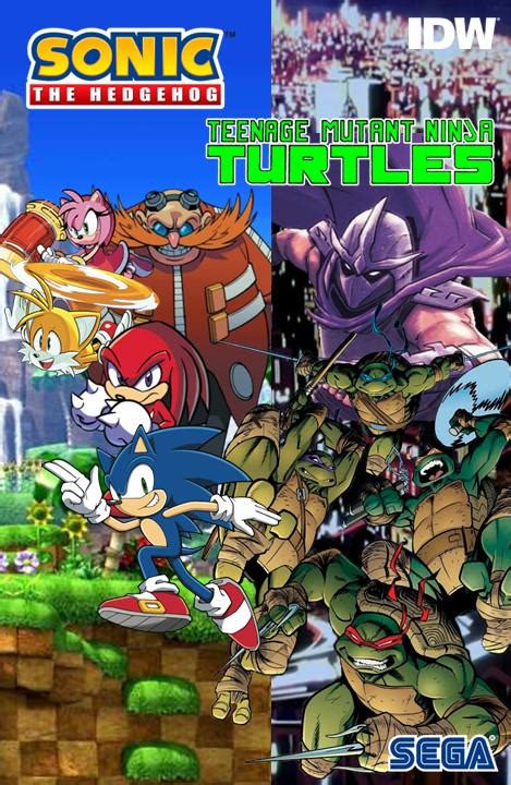 Sonic the Hedgehog/TMNT Comic Cover by BatBlue on DeviantArt