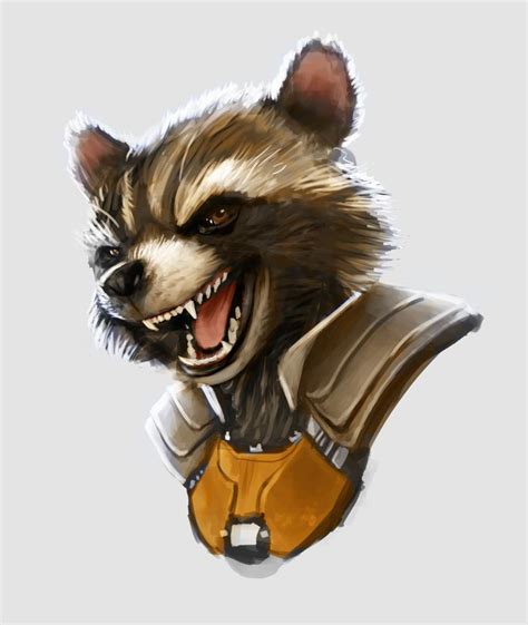 Rocket Raccoon Drawing at GetDrawings | Free download