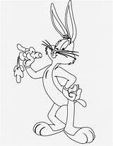 Free Coloring Pages Bugs Bunny sketch template
