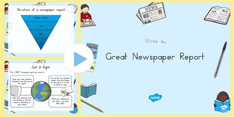 Newspaper Writing Tips PowerPoint (teacher made)