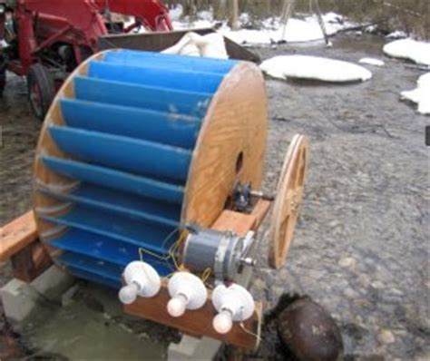 DIY Waterwheel Generator