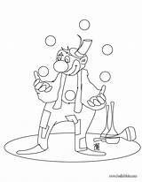 Juggling Clown coloring Pages  Hellokidscom sketch template
