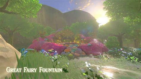 Zelda: Breath of the Wild | Great Fairy Fountain (morning walk) - YouTube