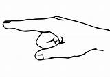 Pointing finger Hand coloring Page – Artofit sketch template