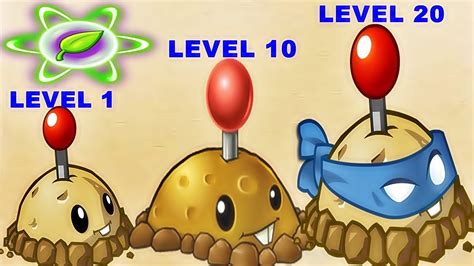 Potato Mine Pvz2 Level 1-10-Max Level in Plants vs. Zombies 2: Gameplay 2017 - YouTube