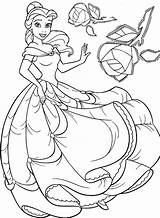 Disney Belle Coloring Pages  Home sketch template