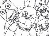 Fnaf Coloring Pages Golden Freddy At GetColoringscom  Free Printable sketch template