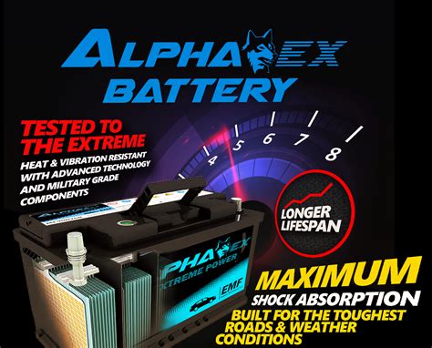 ALPHA EX BATTERY- Best car batteries in Trinidad and Tobago