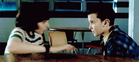 Mike And Eleven GIF - Mike AndEleven Kiss - Discover & Share GIFs