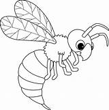 Hornet Animal Isolated Coloring Page For Kids 11487086 Vector Art At  sketch template