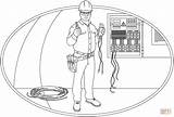 Electrician coloring Page  Free Printable Coloring Pages sketch template