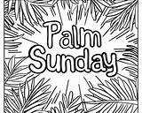 Palm Sunday Coloring Pages sketch template