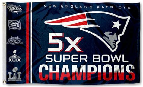 New England Patriots Flag-3x5 NFL Banner-100% polyester-super bowl ...