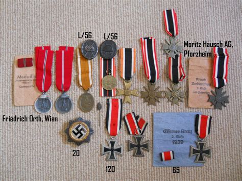 WW2 Militaria Collection: German ww2 medals and badges