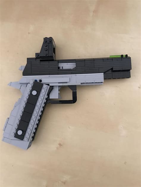 Colt M1911 I built using Jim’s Lego Guns tutorial. Other than a few small modifications it’s ...