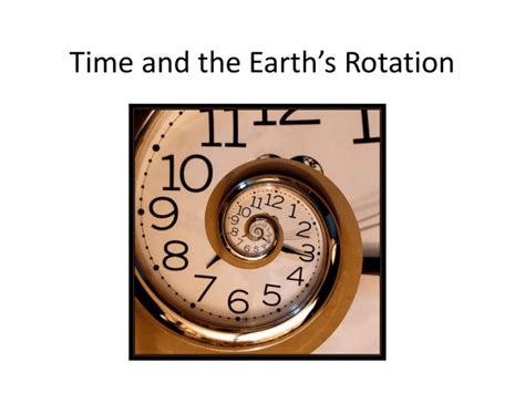 Time and the Earth*s Rotation