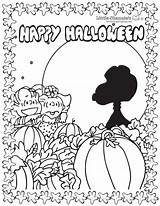 Free Printable Halloween Peanuts Coloring Pages And More  Lil Shanniecom sketch template