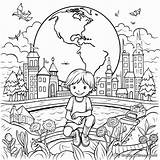 Earth Day Coloring Pages  Free & Printable sketch template