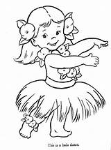 Hula Dancer Coloring Page At GetColoringscom  Free Printable sketch template