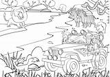 Wildlife Safari Coloring Pages sketch template
