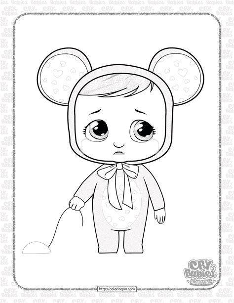 Printable Cry Babies Coloring Pages (Updated 2024)