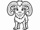 Printable Aries Coloring Page  sketch template