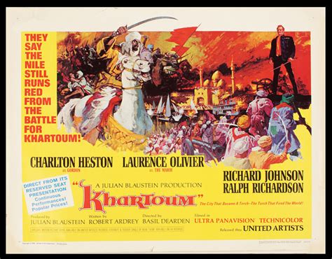 Lot Detail - "Khartoum" Original Movie Poster